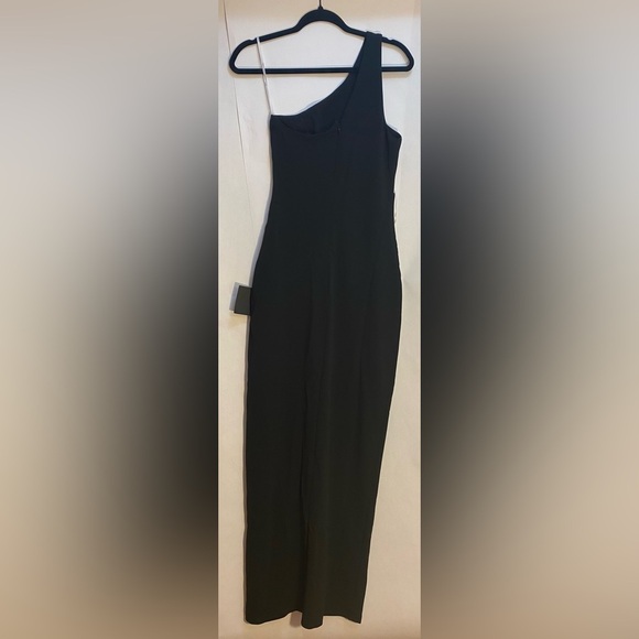NWT Lulu’s Side Cut Out Black One Shoulder Dress Size Small - Picture 3 of 9